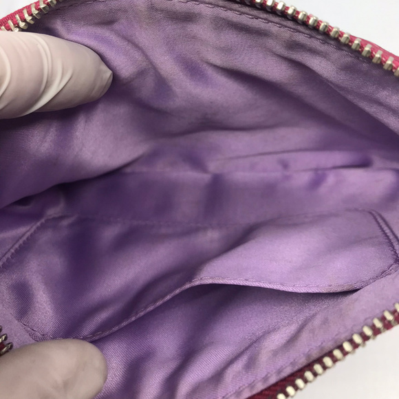 COACH Red Small Nylon Handbag - Picture 7 of 8